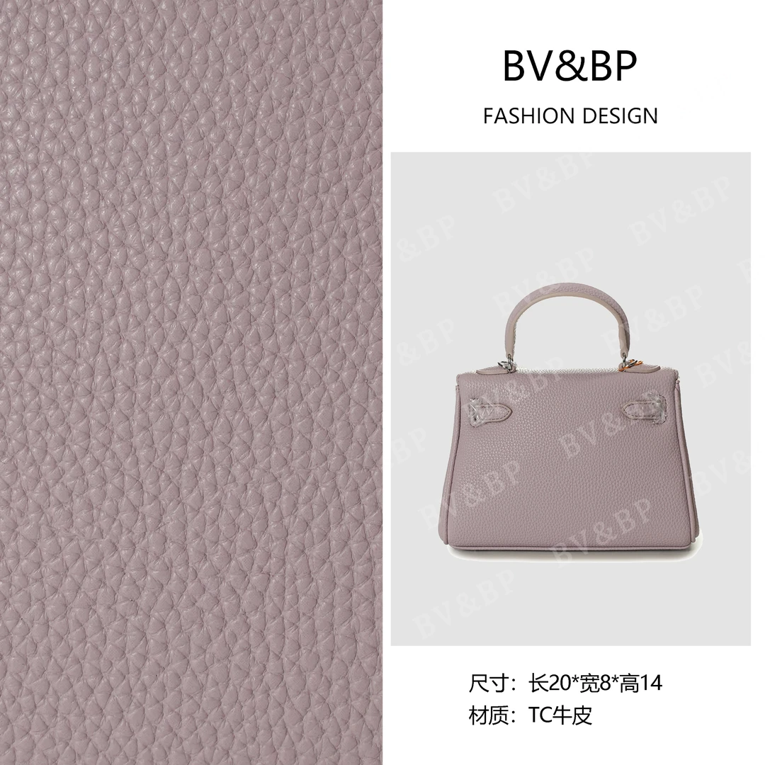 BV&BP· 原创设计 真皮高定手提单肩包  BV20-淡淡紫