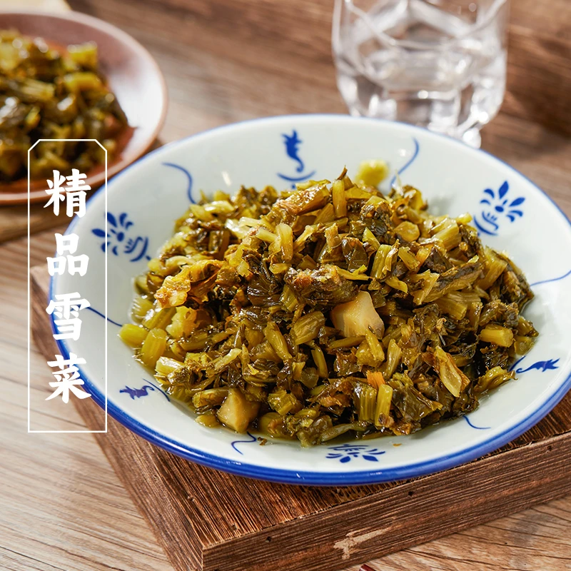 三关六码头宁波鄞州雪菜咸菜特产腌菜下饭拌面白粥配小菜雪里红蕻