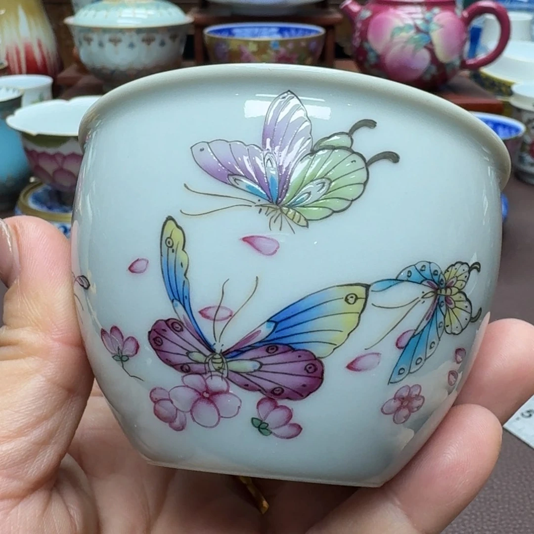 瓷片景德镇仿古手工制作精品展示