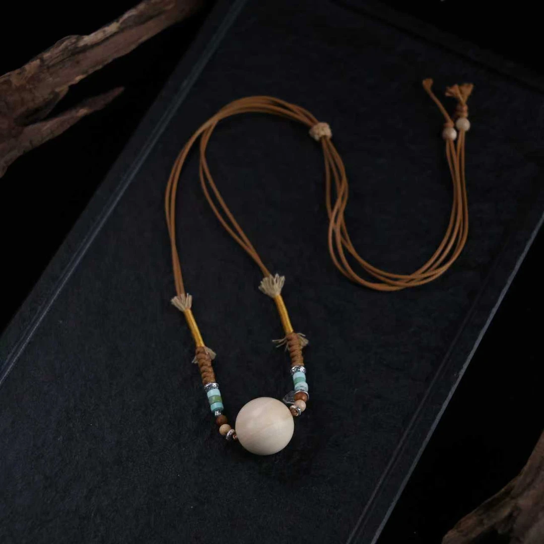 【思嘉】守护 ·青城山眼中眼2.0拿铁MM单珠项链 |多样性发一 AR0036