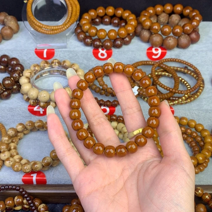 阿***玩紫金鼠手串10实心