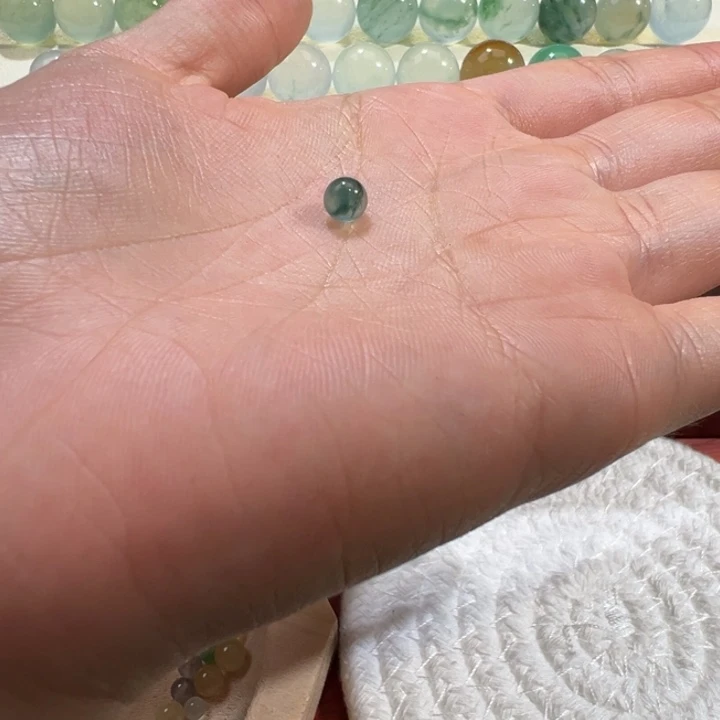 翡翠散珠天然缅甸翡翠A货5.2