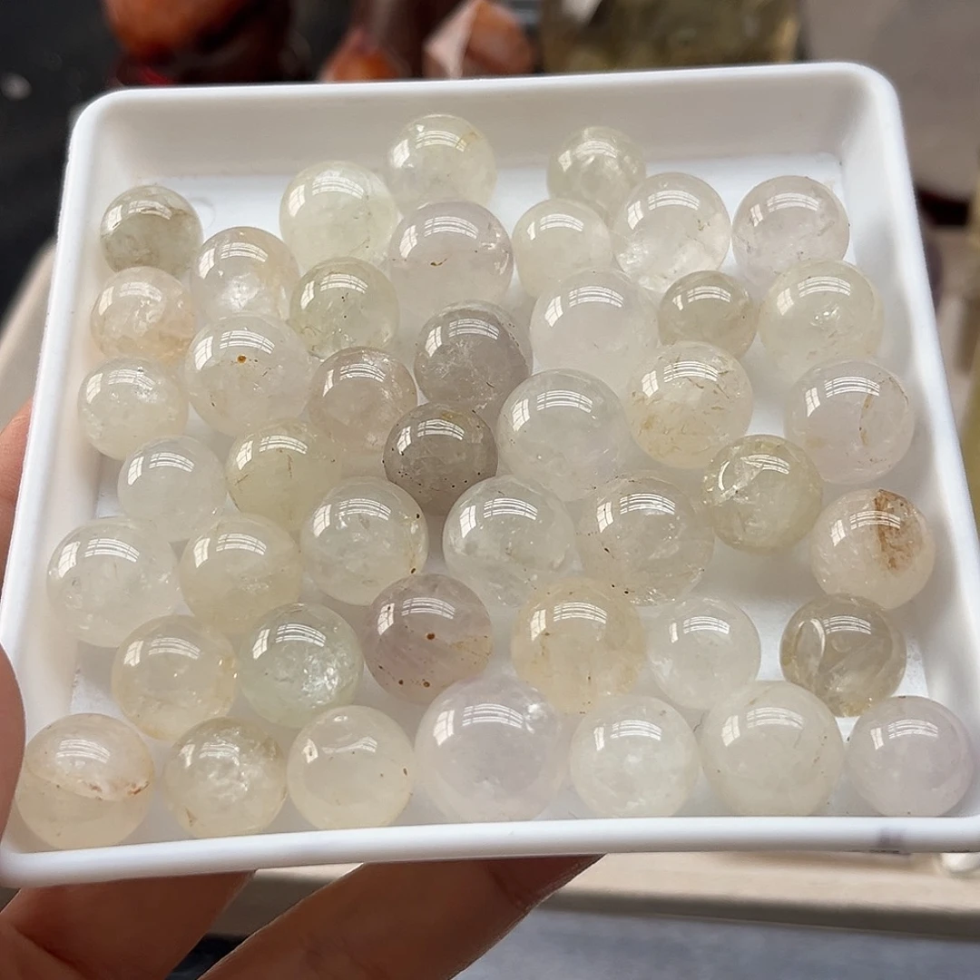 珠宝半成品未镶嵌水晶110白水晶单珠