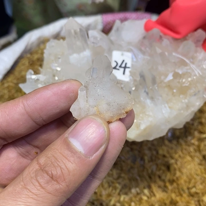 水晶水晶原石摆件未镶嵌n**i