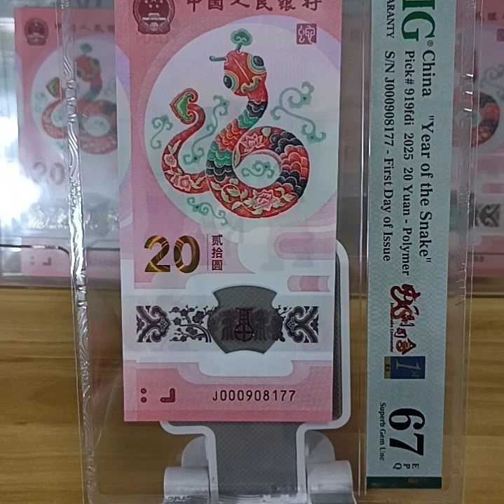 塑料蛇钞如图所示000908177