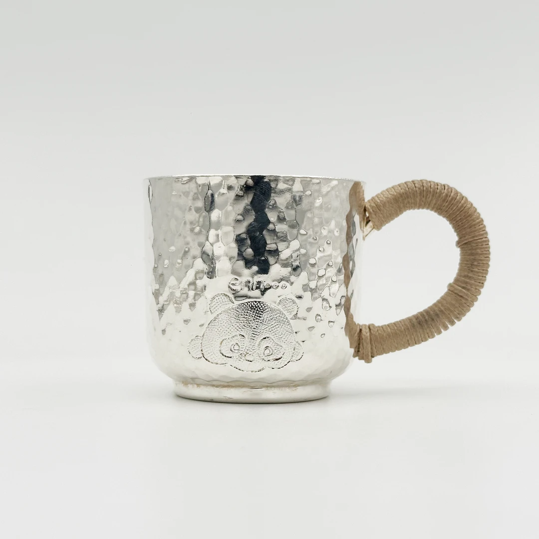 手工新款熊猫主人杯