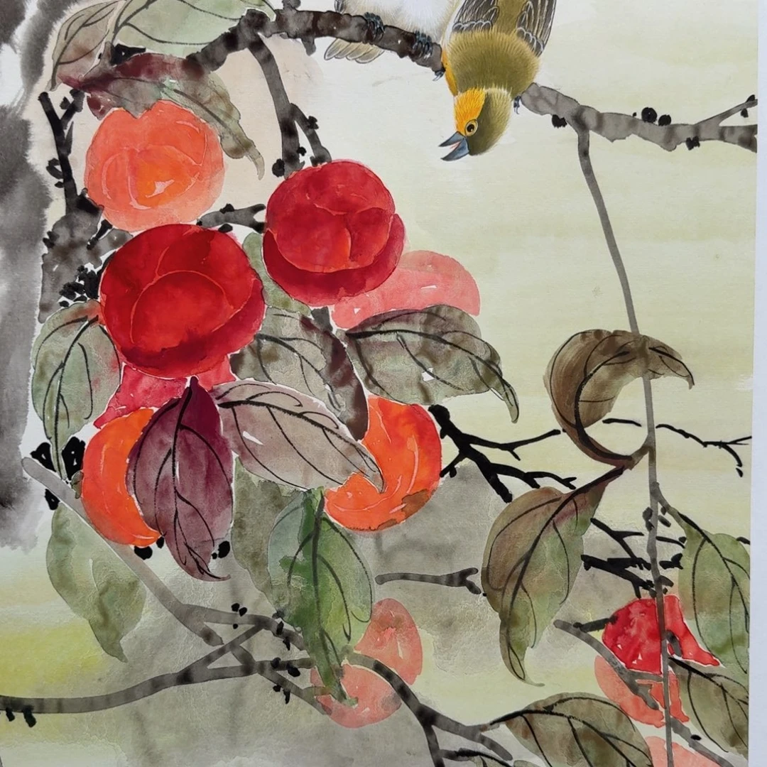 国画国画作品山水花鸟
