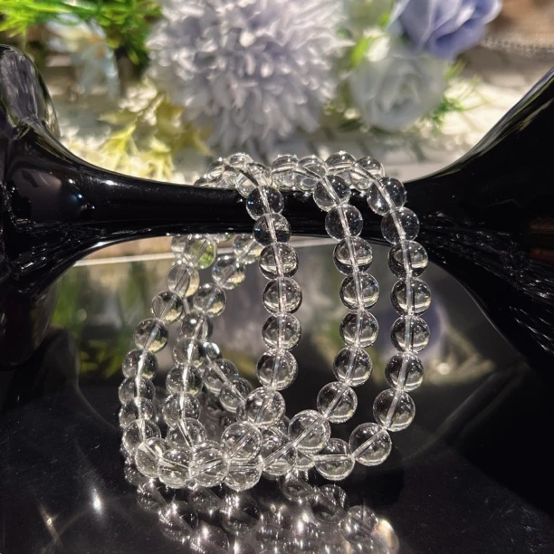 A657 卡8白水三圈项链手串[多样性发一]