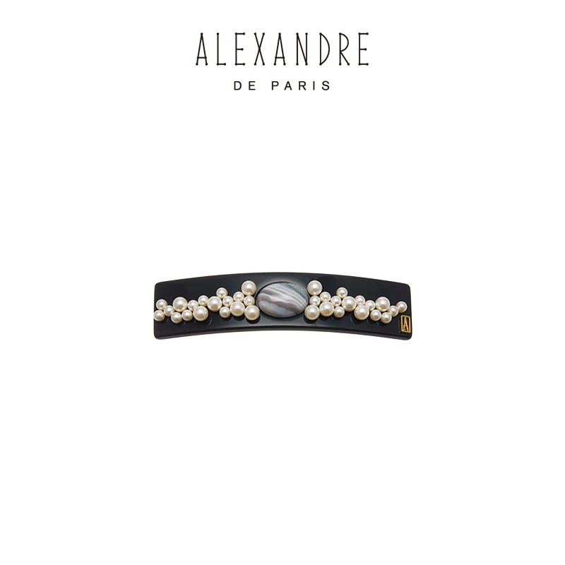 ALEXANDRE DE PARIS巴黎亚历山大珍贵6公分发夹发饰头饰