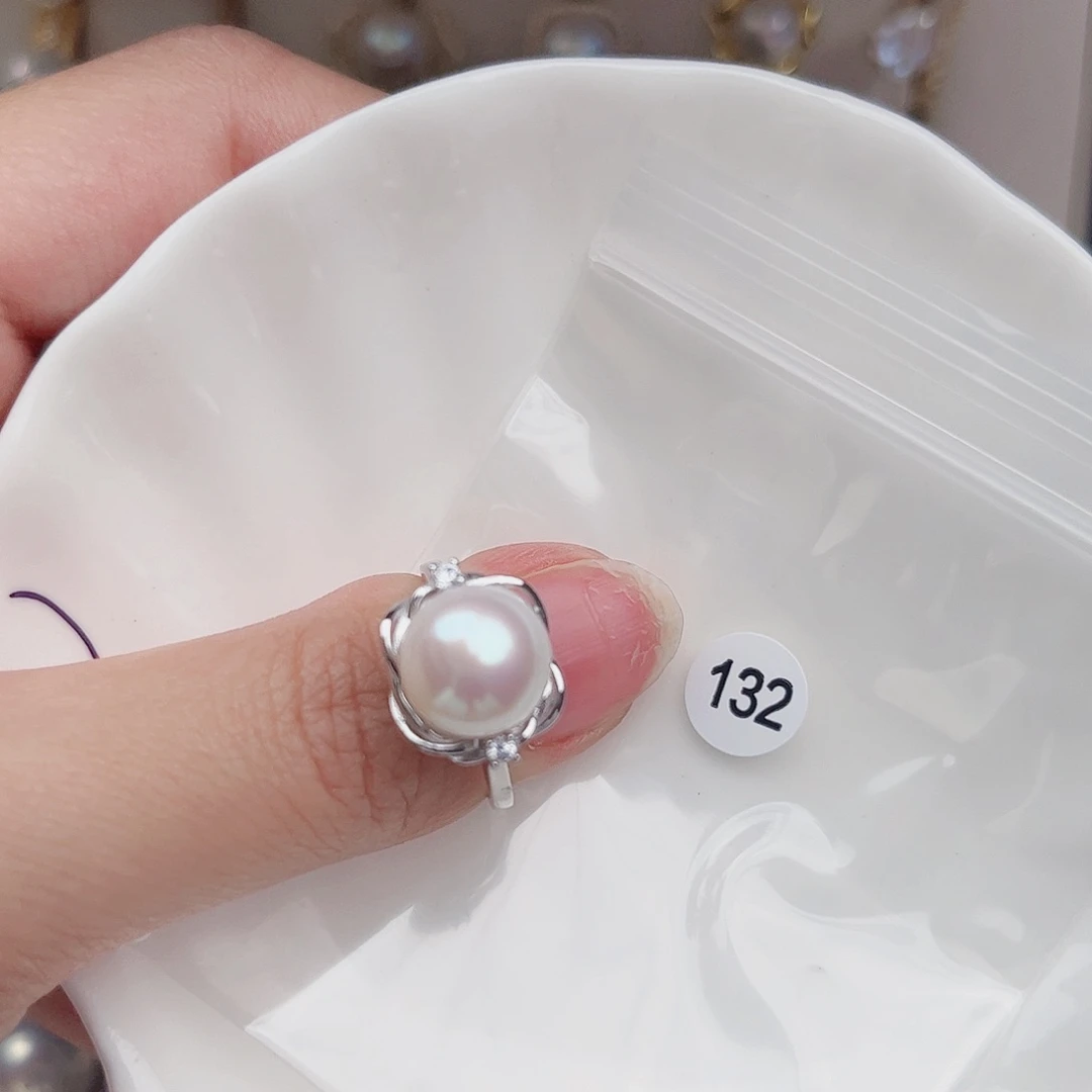 淡水珍珠银S925镶嵌颈饰