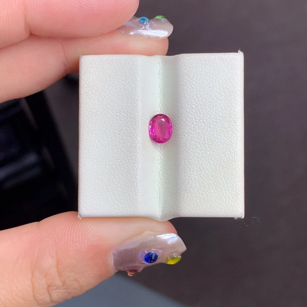 碧玺珠宝半成品未镶嵌0.5ct 卢比来碧玺