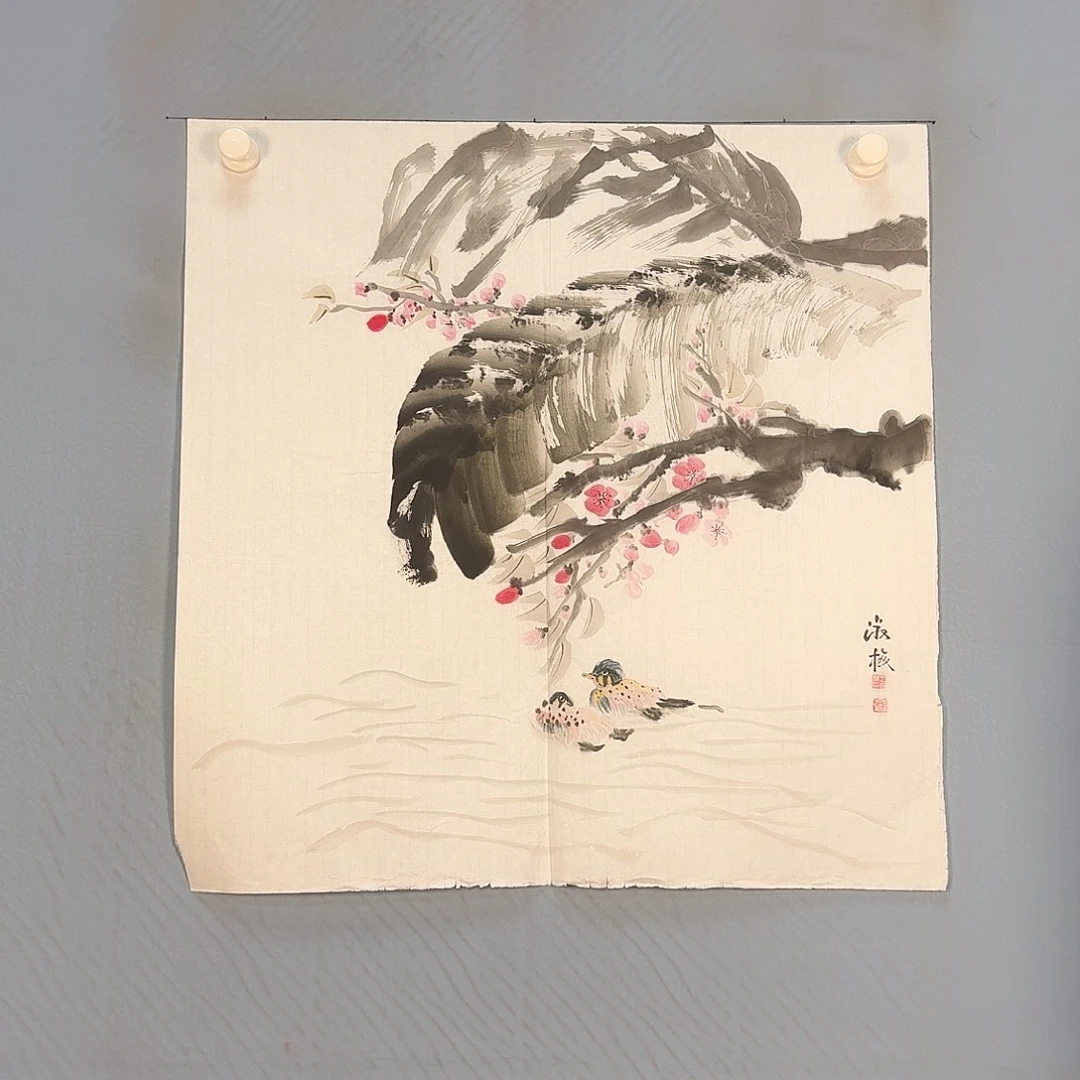 国画222 牡丹一如你初来