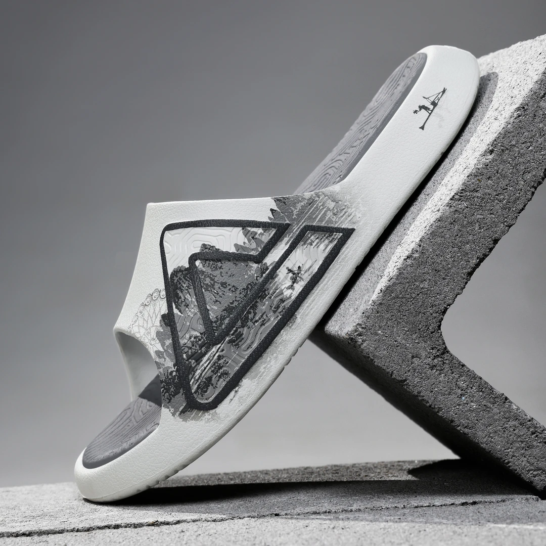 匹克态极山水系列户外休闲外穿软底轻便耐磨抗冲击防滑运动拖鞋