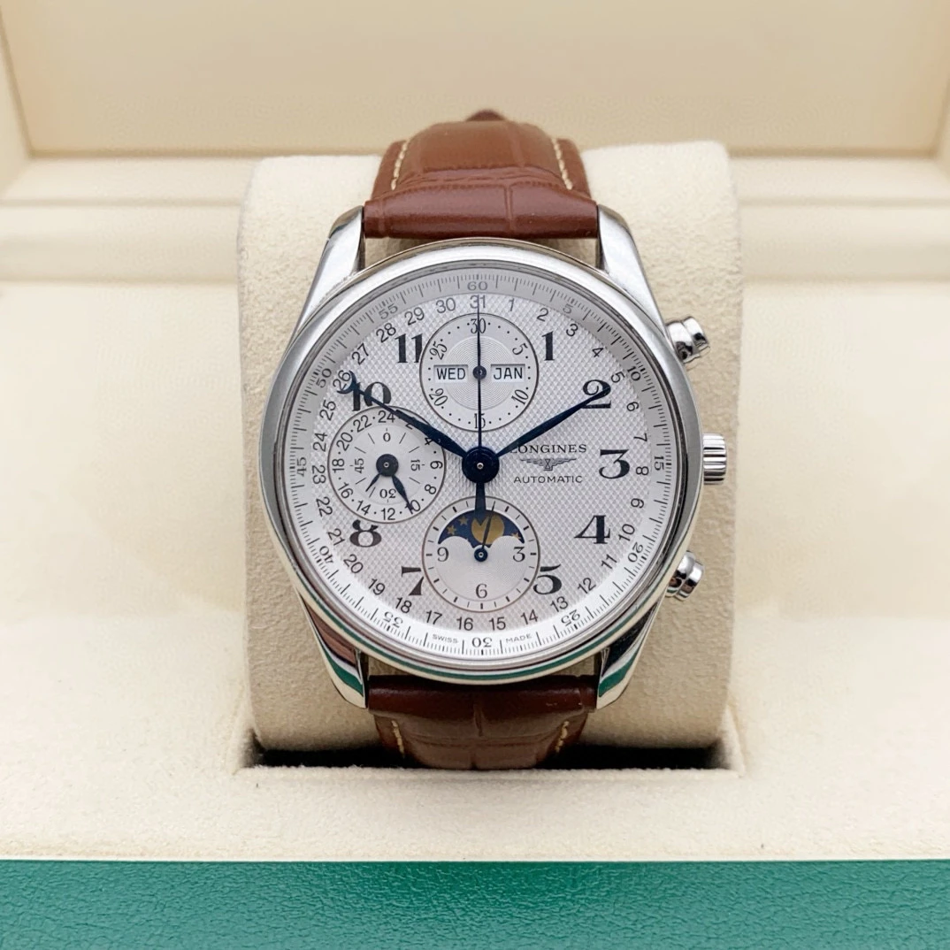 95新 Longines/浪琴 名匠/L2.673.4/40㎜表径/精钢材质/单表