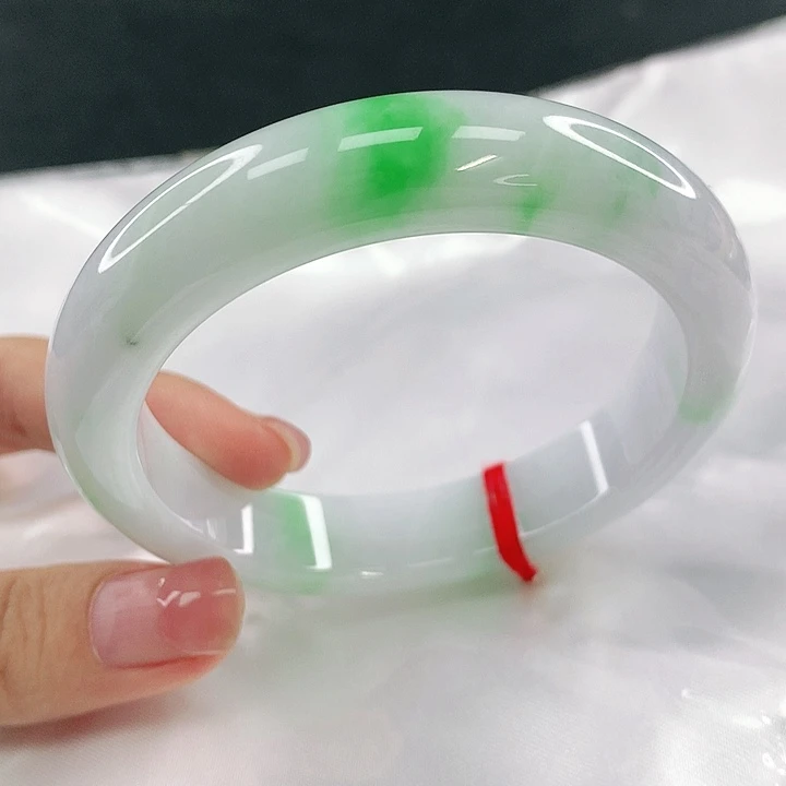 翡翠未镶嵌手镯圈57.6，80132