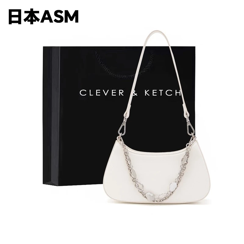 日本ASM女包包新款潮法棍腋下包网红链条包手提单肩包