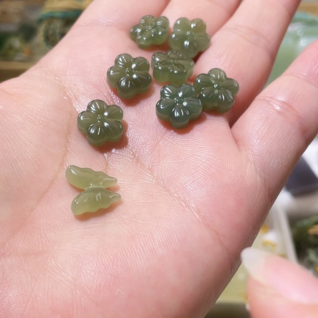 和田玉颈饰未镶嵌多样性发2