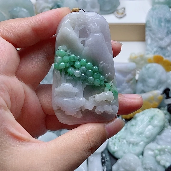 吊坠(不含链)未镶嵌翡翠1