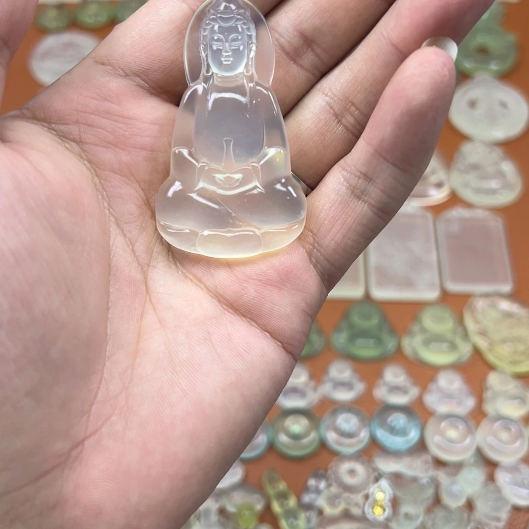 ༒***～蛇纹石玉未镶嵌多样性随机发一