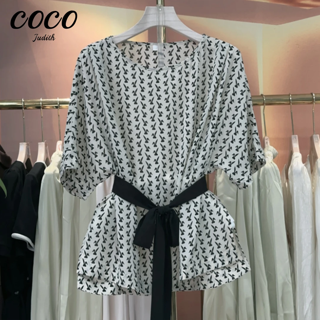 现货【RG969】2025年时尚气质百搭减龄显瘦新款女装小衫