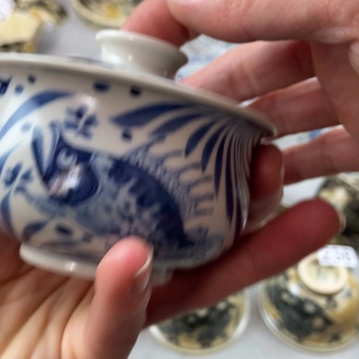 桜***喬瓷片手工手绘手工制作