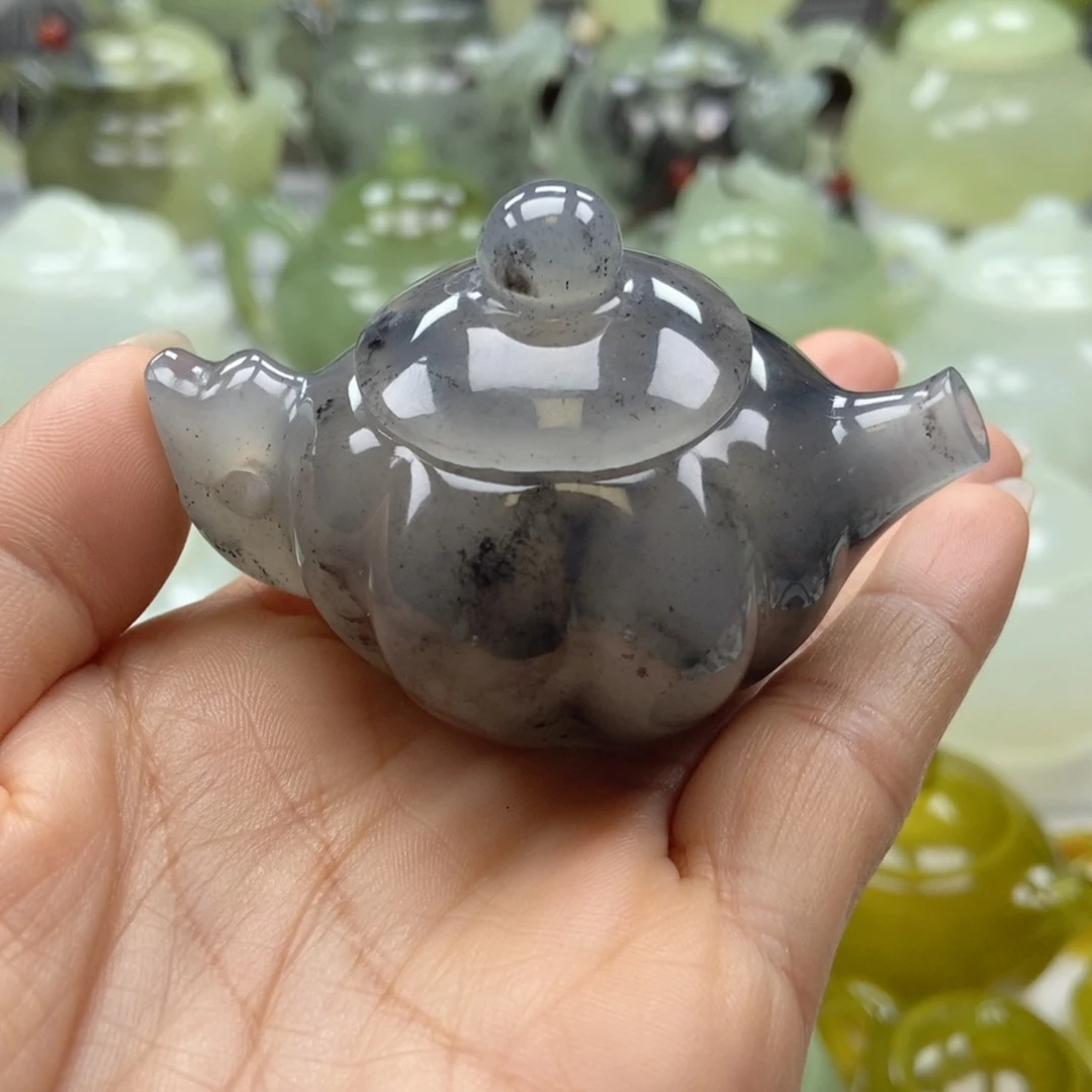 蛇纹石玉未镶嵌手把