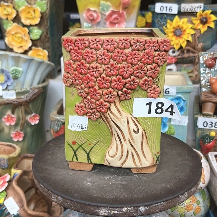 紫砂花盆粗陶材质多肉花盆