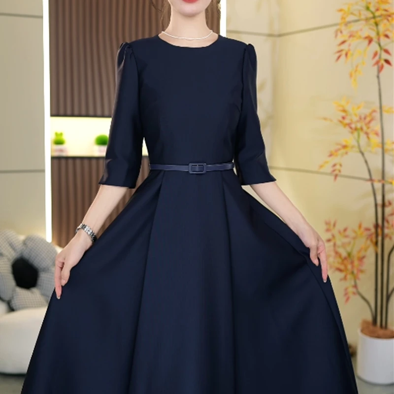 【上新定制255159】 S-XL 秋季女装新款显瘦法式设计师高级感连衣裙