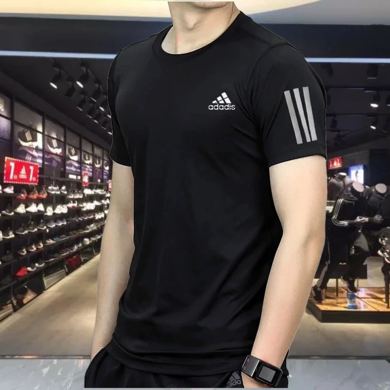 奥莱丨一折专区丨抢完下架丨夏季冰丝短袖男运动健身跑步速干T恤