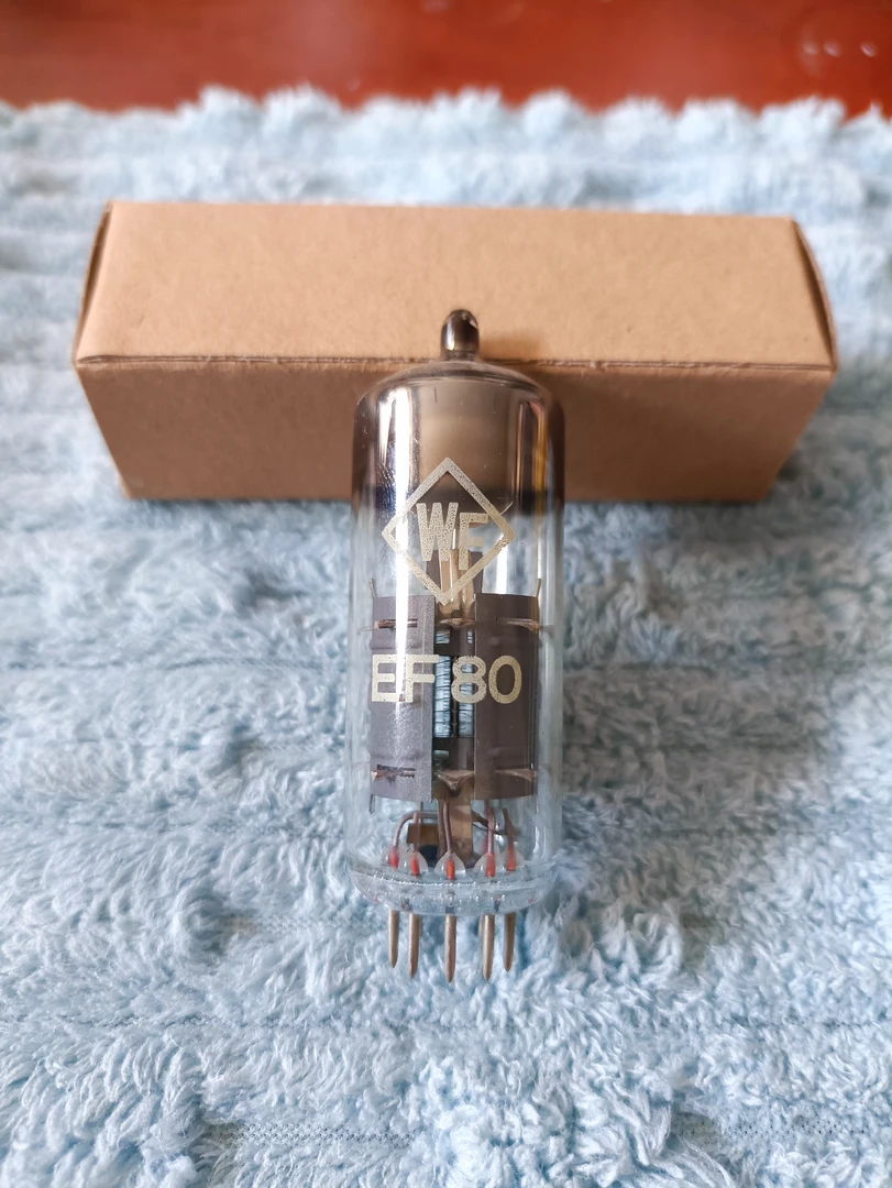 全新德国WF EF80电子管代6BX6胆机功放耳放用提供配对
