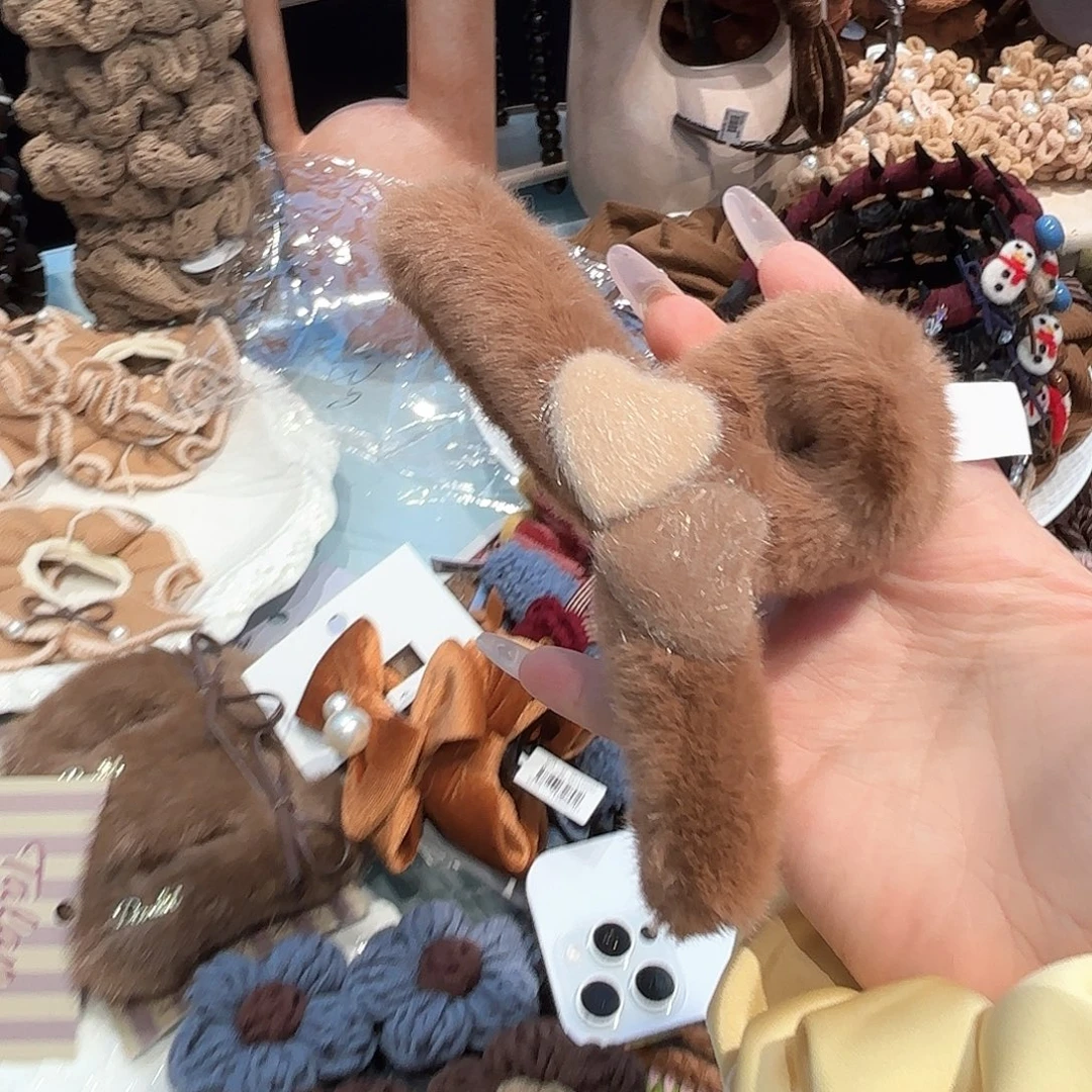 皮质铁合金发饰发夹