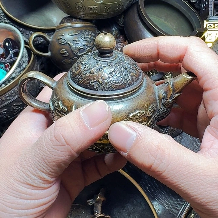 铜器摆件收收藏藏