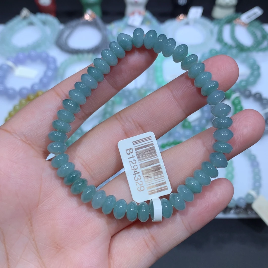未镶嵌手串翡翠天然