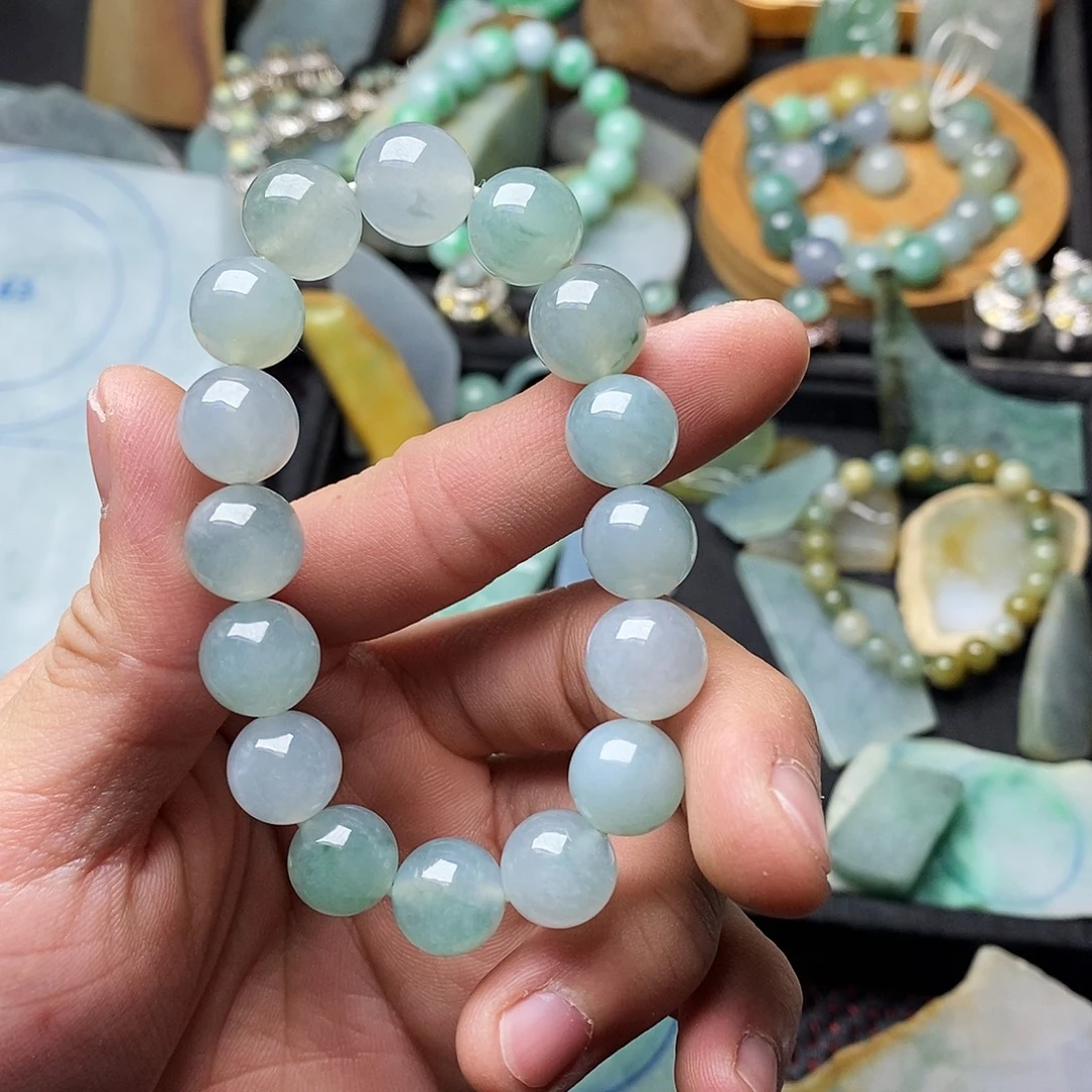 定制翡翠未镶嵌11+珠子
