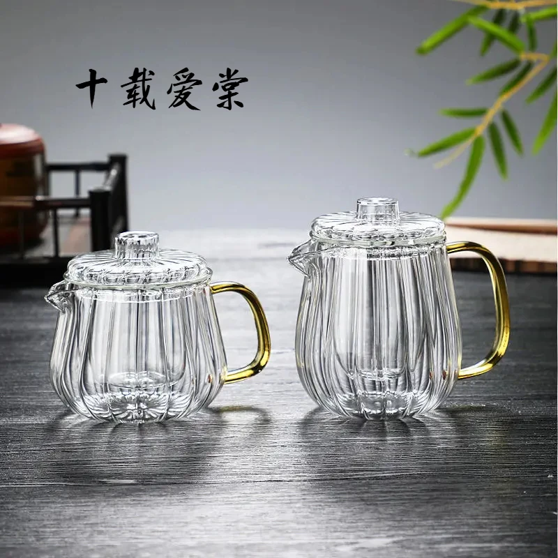 【十载爱棠】玻璃茶壶茶杯高硼硅耐高温煮茶壶过滤花茶壶泡茶壶煮茶