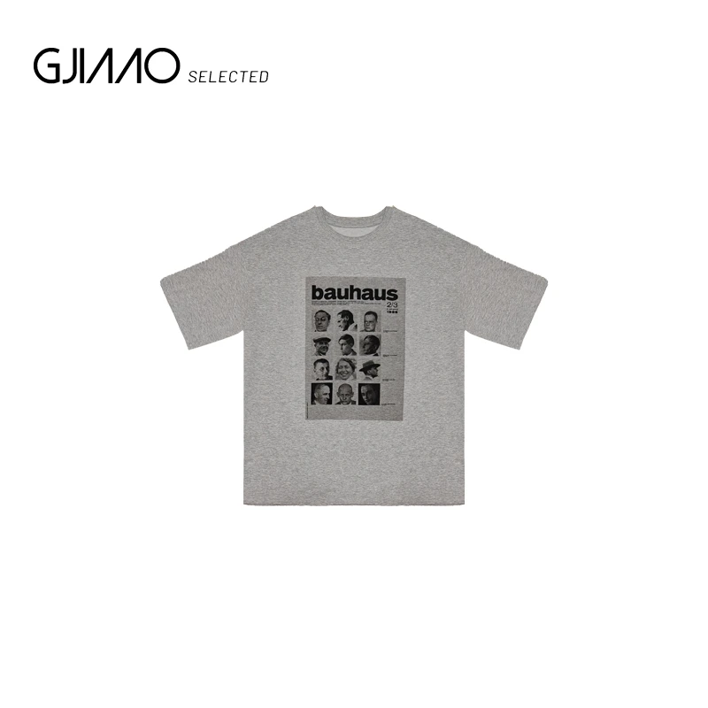 82736 印花方块字母人像百搭半袖