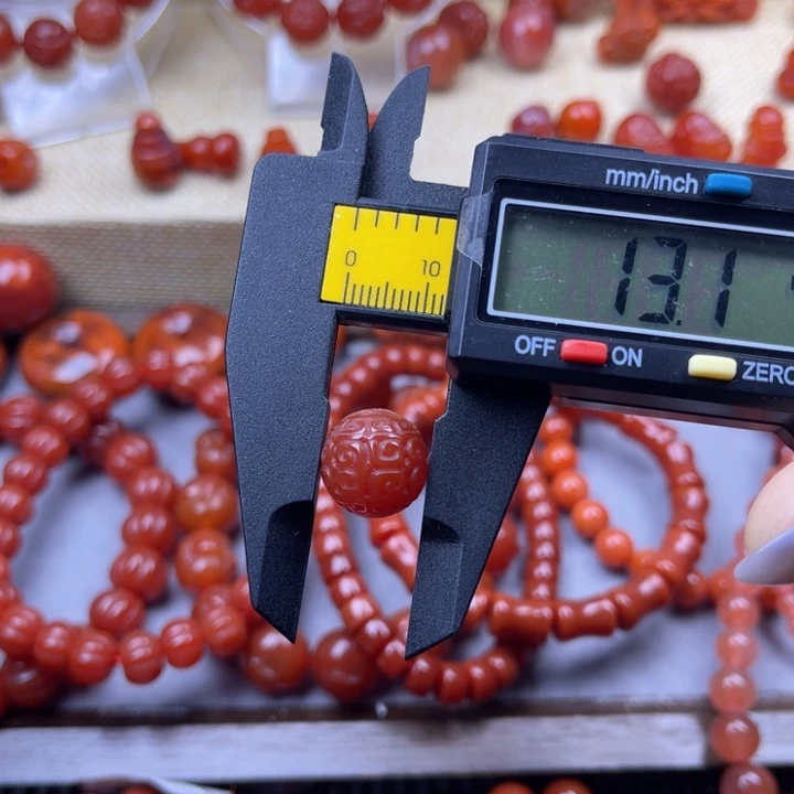 手串未镶嵌南红玛瑙回纹