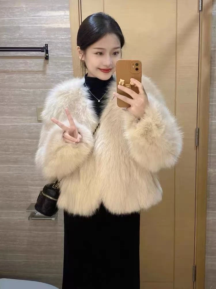 人造皮草 471-480皮草外套好看休闲