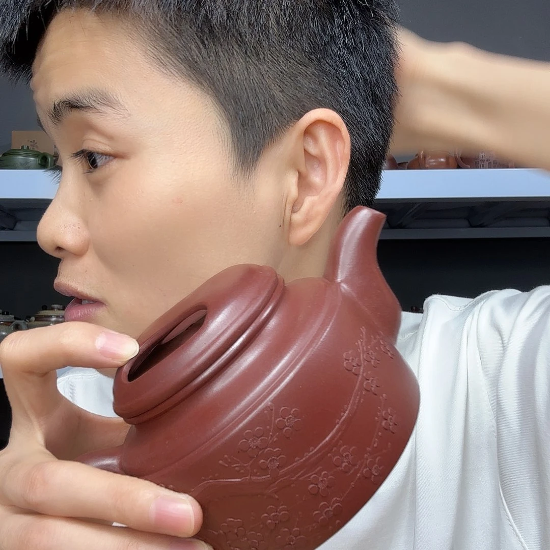 茶壶底槽青民间手艺人全手工制作