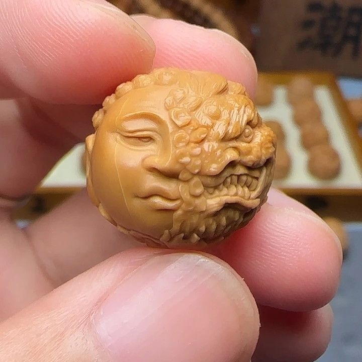 吊坠猴头核桃善恶一念