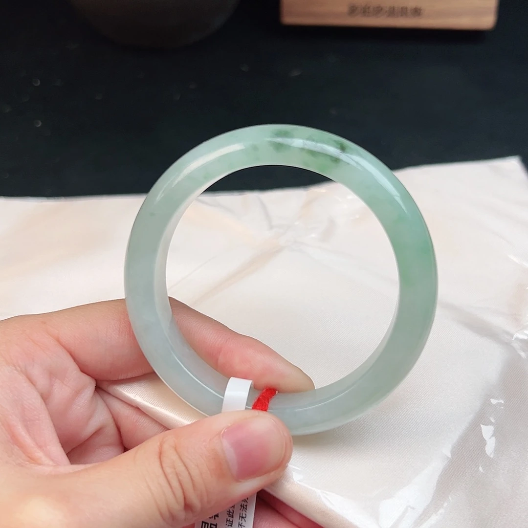 翡翠未镶嵌手镯b0707-7