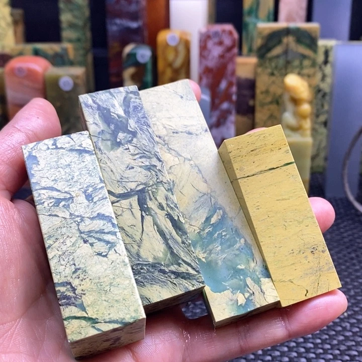 四川石平***?青田石印章石