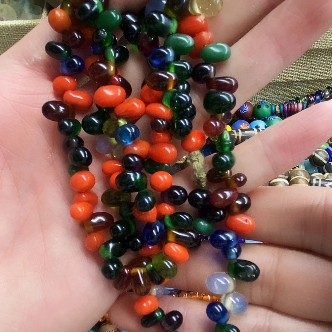 琉璃颈饰尼泊尔小水滴