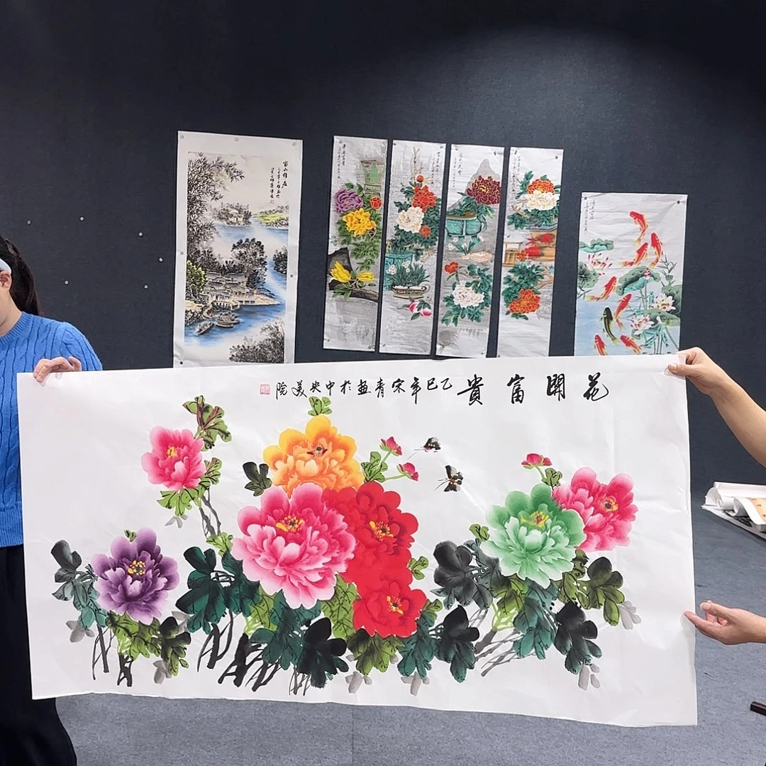 客厅年画装饰画客厅哦