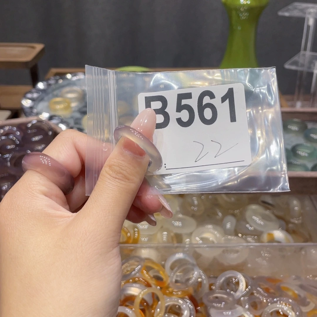 玛瑙/玉髓未镶嵌戒指561