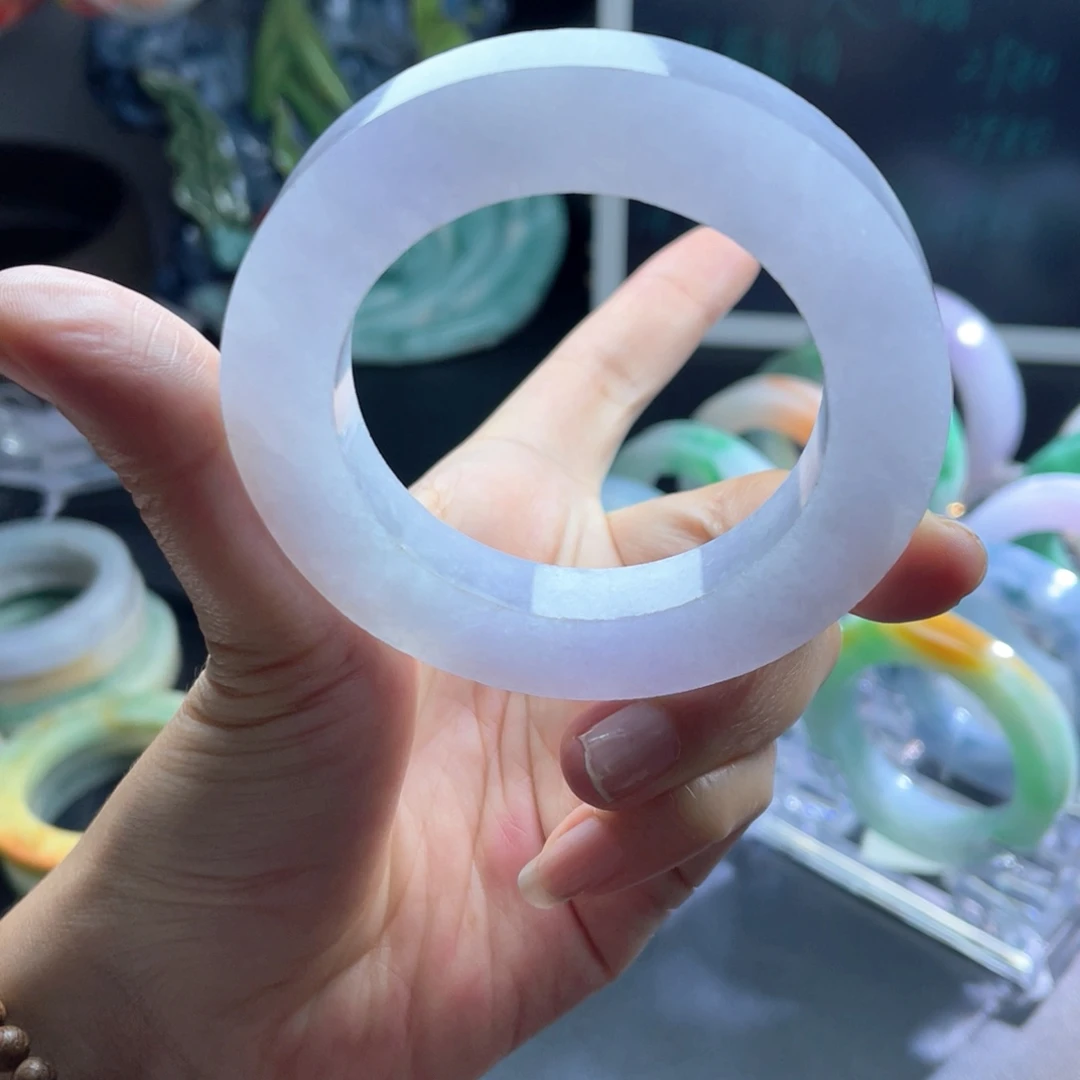 未镶嵌天然翡翠手镯定制定制翡翠