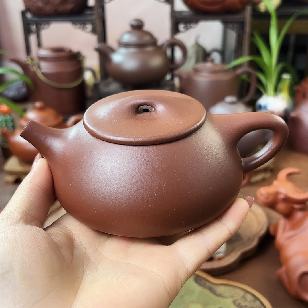 茶壶紫砂景州石瓢紫泥230cc