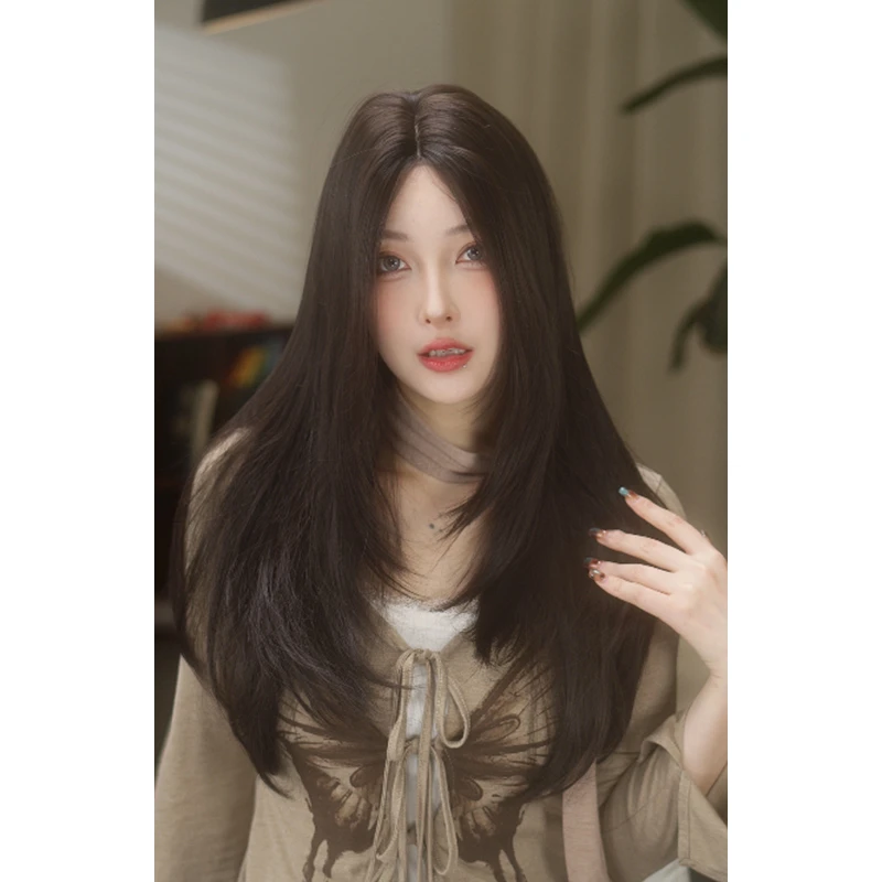 【青栀】·瑞丝芙黑茶色高层次假发日常自然整顶假发全头套