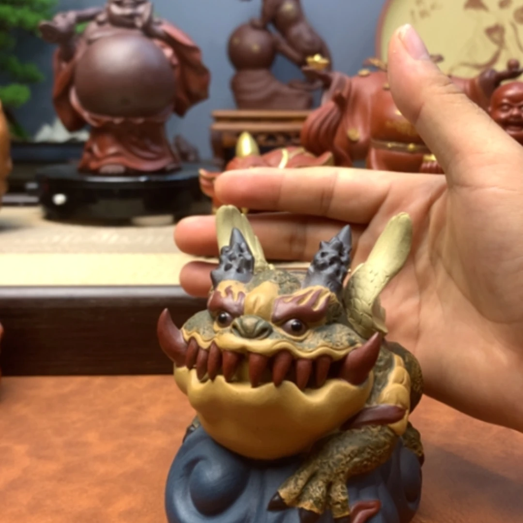【闪购商品】紫砂茶宠心**敌紫砂壶手工艺制作