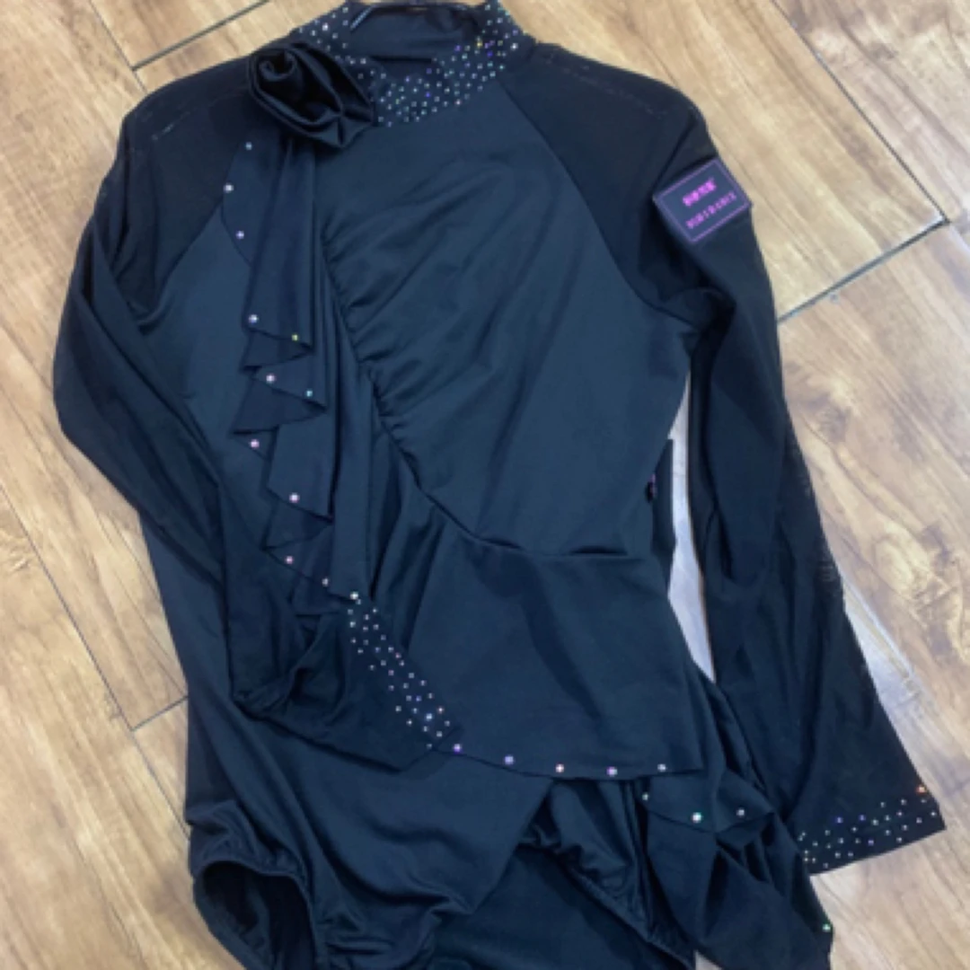 恒世舞服一枝花连体上衣